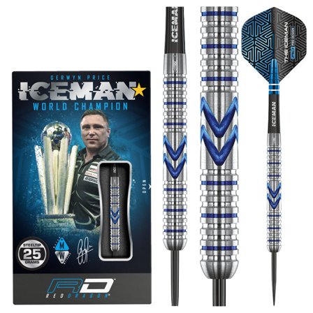 Red Dragon Darts Gerwyn Price Midnight Edition Steel Tip Darts 25g