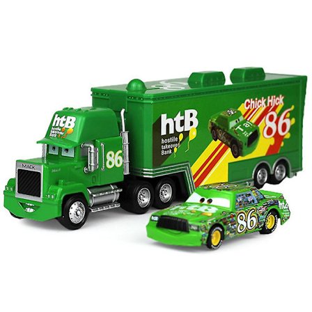 Bilar 2 3 Film Mcqueen The King Chick Hicks Mack Truck Uncle Truck & Sportbil Leksaker Set Fans Barn Födelsedagspresenter db