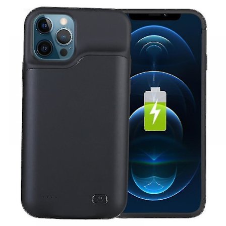 Latauskotelo iPhone 12/12 Pro/12 Pro Max/12 Mini -puhelimille 6500 mAh akulla, ladattava, kannettava, ulkoinen akkukotelo, sininen