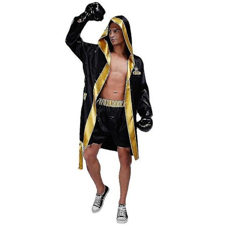 Halloween Jul Halloween Cosplay Boxer Fighting Kostym Brottning Kostym Bal Maskerad Karneval Maskerad Kostym