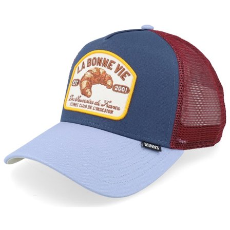 Djinns - Blue - trucker - Cap - La Bonne Vie #2 Navy/Blue/Wine A-Frame Trucker - Hatstore