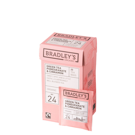 Bradley ́s Grønn Te Granateple & Kanel 43,75 g