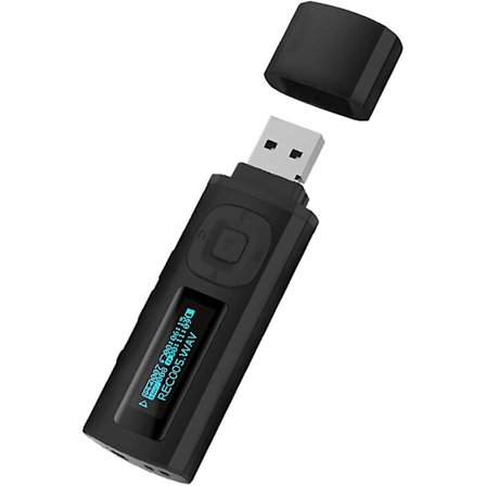 Usb Mp3-soitin Bluetooth 4.0 8 Gt Musiikkisoitin Muokkauksella Kannettava Hifi Häviötön Musiikki Mp3-soitin FM-radio/nauhoittimella