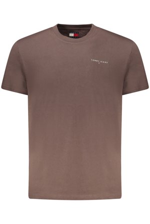 Tommy Hilfiger T-shirt Maniche Corte Uomo Marrone