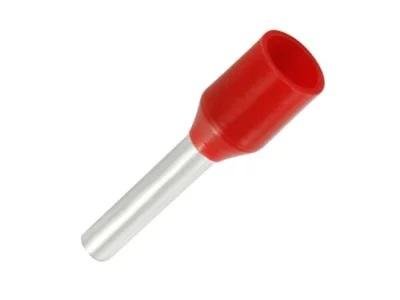 EL Isolert Endehylse 10mm2/18mm Rød (1stk)