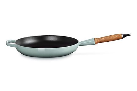 LE CREUSET Stekepanne 28cm støpejern Sea Salt