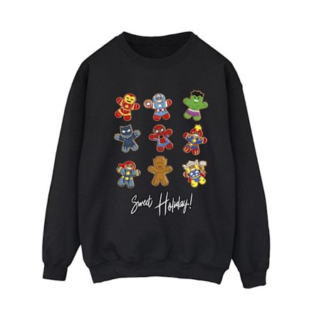 Marvel Dam/Damer Pepparkakshus Avengers Sweatshirt M Svart