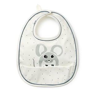 Elodie Forest Mouse Max Bib One Size - Baby feeding - One size - White