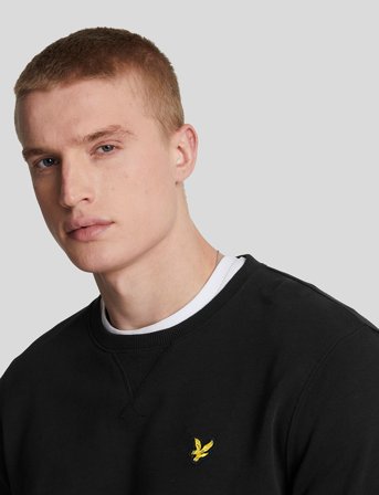 Lyle & Scott Crew Neck Sweatshirt - Black - XL