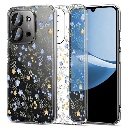 Tech-Protect Mobilskal till Xiaomi Redmi 15C Flexair - Spring Flowers
