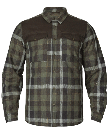 Härkila Asmund Isoleret Skjortejakke Willow green/Phantom