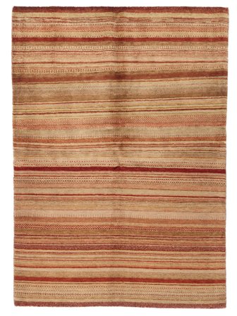 Modern Afghan Fine Teppich 133X188 Braun/Orange Wolle, Afghanistan