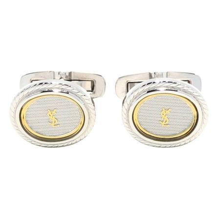 Saint Laurent Vintage Jewellery Grå, Herre Vintage Smykker, Størrelse: ONE Size