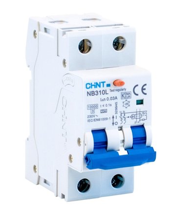 Cenika Chint Jordfeilaut 2Modul 2P 20A B-kar 30mA