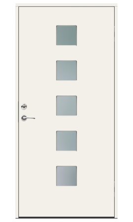 Swedoor Dice Ytterdörr vit (S 0502-Y) 1980x988 mm, Dörrar