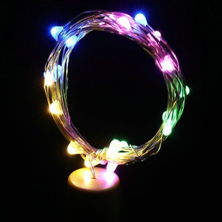 10 st Vin-flaska lampa Juldekoration