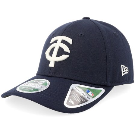 New Era - MLB Ble flexfit Czapka Z Daszkiem - Minnesota Twins MLB Player Replica M-Crown 39THIRTY Navy Flexfit @ Hatstore