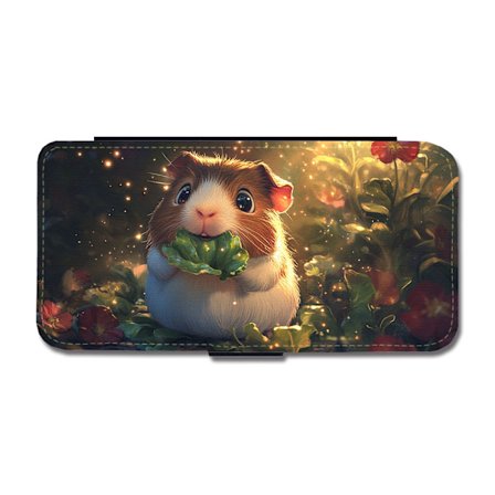 Söt Tecknad Marsvin iPhone 7/iPhone 8 Flip Mobilfodral