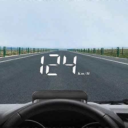 Head-Up Display, Universell for Bil, Hastighetsmåler USB-grensesnitt