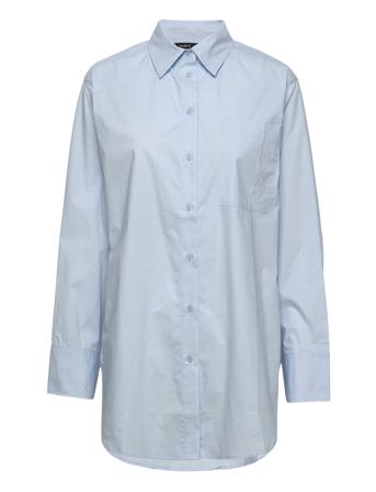 Shirt Julie Pitkähihainen Paita Sininen Lindex