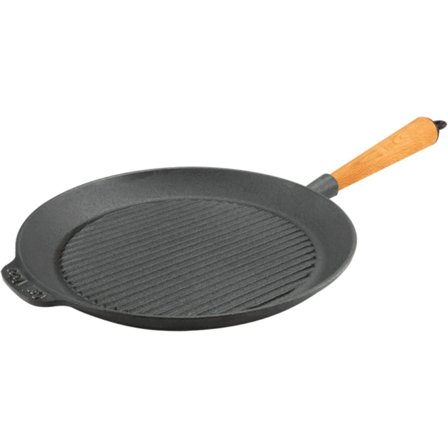 Carl victor Støbejernsgrillpande 28 cm, bøg | KitchenOne