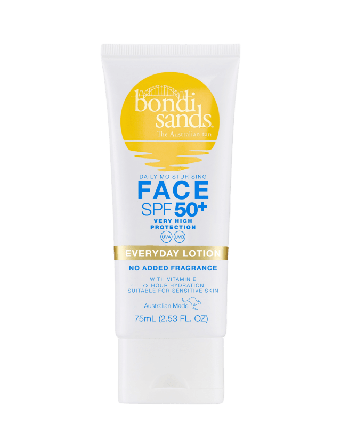 Bondi Sands Spf 50+ Everyday Face Lotion Solskydd & solvård Unisex 75 ML