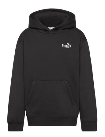 Ess Small No. 1 Logo Relaxed Hoodie Fl B Black PUMA