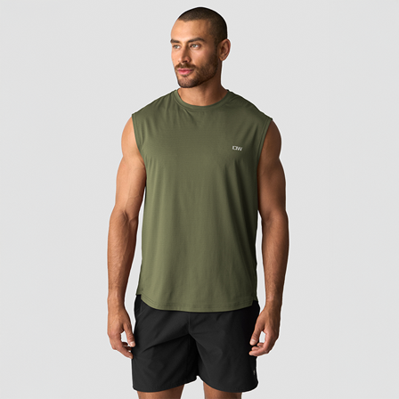 ICANIWILL Stride Sleeveless T-shirt Mörkgrön