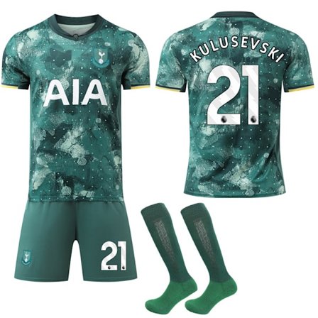 Tottenham Hotspur Børne- og Voksenudetrøje 2024-2025, Fodboldtrøje nr. 21 Kulusevski[GKS]