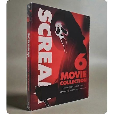 Scream 1-6 engelsk versjon (DVD) Film 6-Disker Ny