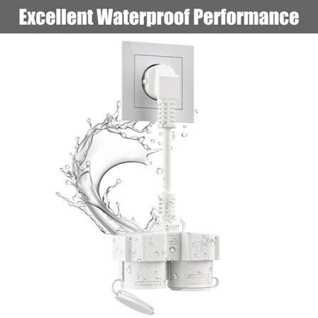 Kaksoispistorasia jatkojohto VDE Eurooppalainen standardi yksi-kahteen virtajohto Eurooppalainen standardi ulkokäyttöön tarkoitettu jatkojohto