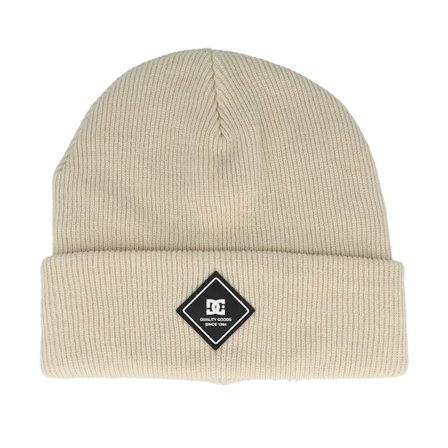 DC - Beis cuff Beanie - Label Beanie Oatmeal Cuff @ Hatstore