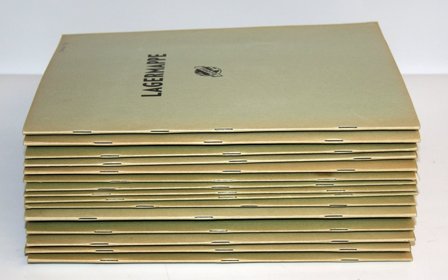 Danmark - 15 lagermapper med Julemærke i skalatryk