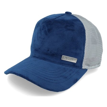 Maggiore - Sininen trucker Lippis - Unlimited Marine Blue Grey Net Trucker @ Hatstore