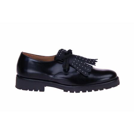 Beberlis, Beberlis Zwarte Veterschoen Zwart, Dames, Maat:39 EU
