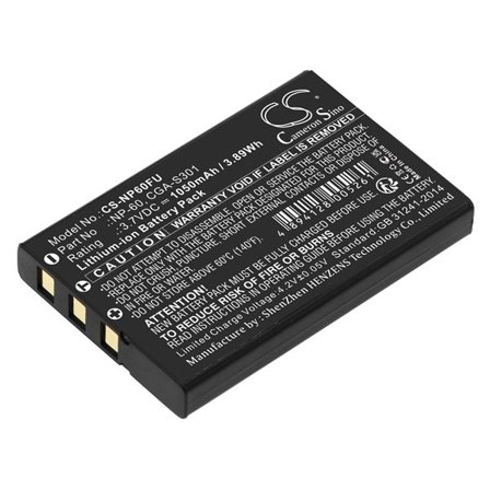 Batteri til Agfa Kamera – 1050 mAh Li-ion Erstatningsbatteri