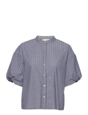 Mwmy Ss Shirt Blue My Essential Wardrobe