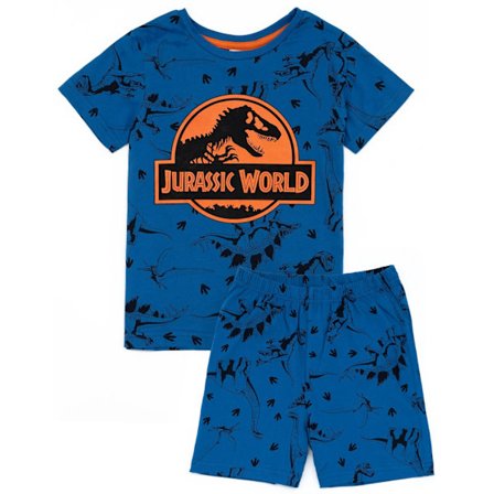 Jurassic World Pojkar All-Over Print Kort Pyjamas Set 9-10 År