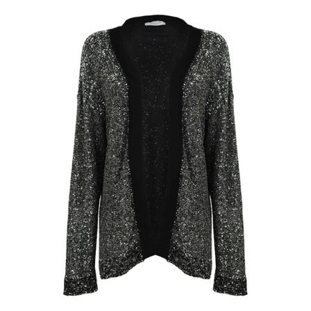 Fabiana Filippi Cardigans Sort, Dame