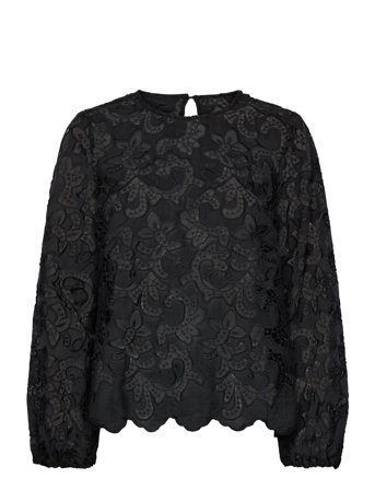 Minus Msmisala Long Sleeve Lace Blouse - Black - 40