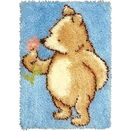 Latch Hook Rug Kits Oavslutad Gobeläng Diy Matta För Vuxna Virka Garn Kits Med Tryckt Canvas Mönster För Heminredning Djur