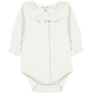 Tartine et Chocolat Cream Baby Body With Ruffle Collar 3 Months - All in ones - 3 months - Cream