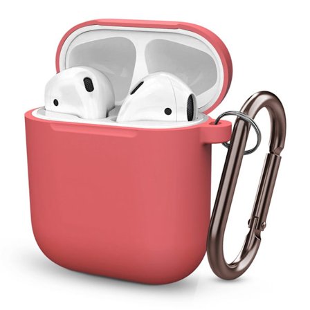 Silikonskal Med Karbinhake Apple AirPods Röd