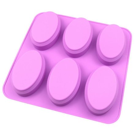 6 Hål Oval Mönster Form Form