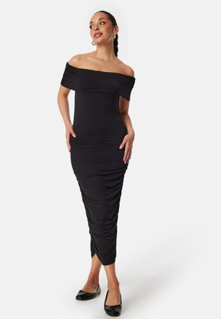 BUBBLEROOM Off Shoulder Midi Dress Klær
