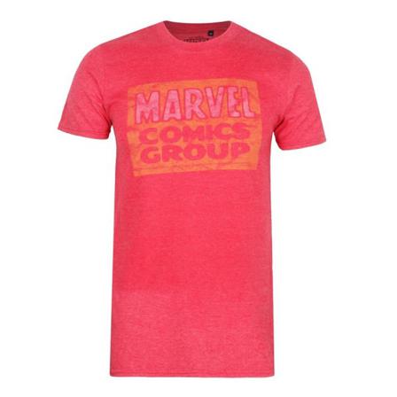 Marvel Mens Comics Group T-shirt Xl Röd Heather