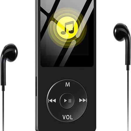 MP3-afspiller, 8 GB MP3-afspiller Sport MP4-afspiller Musikafspiller med hovedtelefoner KLB