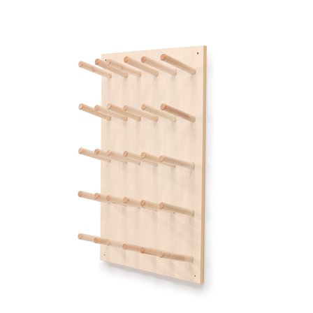 Schuhregal PERO, 15 Paar Schuhe, 660x195x1025 mm, Birke