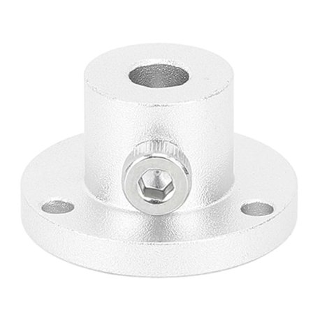 6mm Motorakselkobling Universal Aluminiumlegering Kobling for 60mm 14144 Hjul Sølv