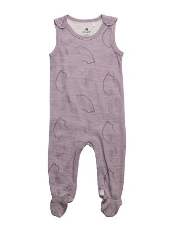 Romper Aop -Wool/Bamboo Purple CeLaVi